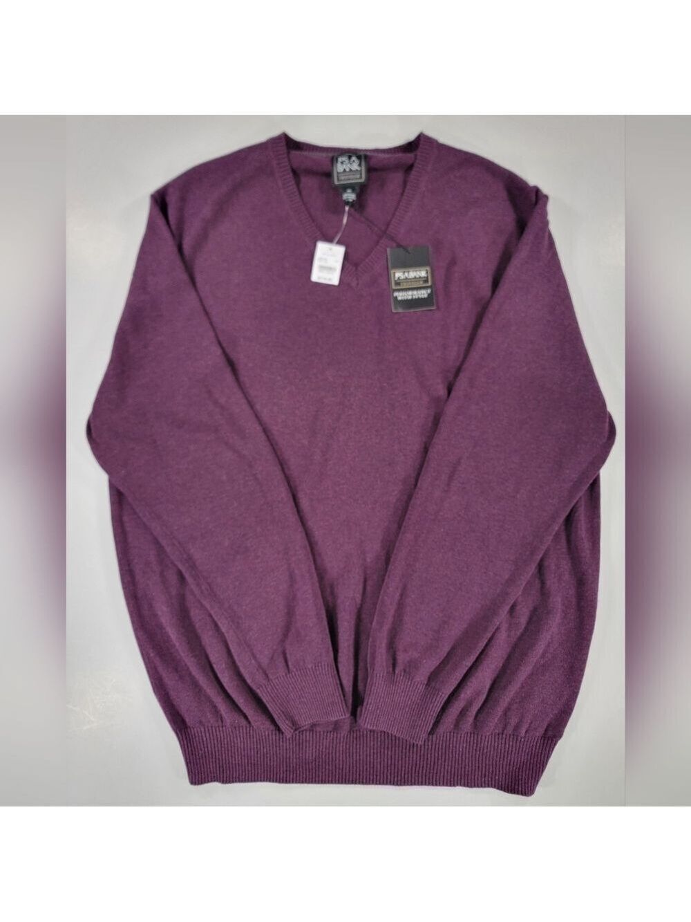 NEW Jos A Bank Pullover Mens XXL 2XL Burgundy Traveler Sweater Pima Cotton NWT